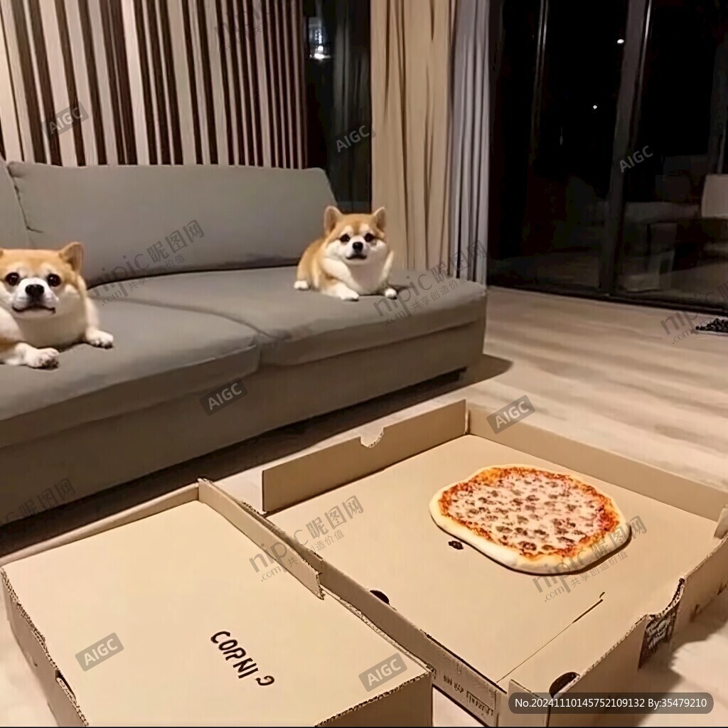美食和狗狗