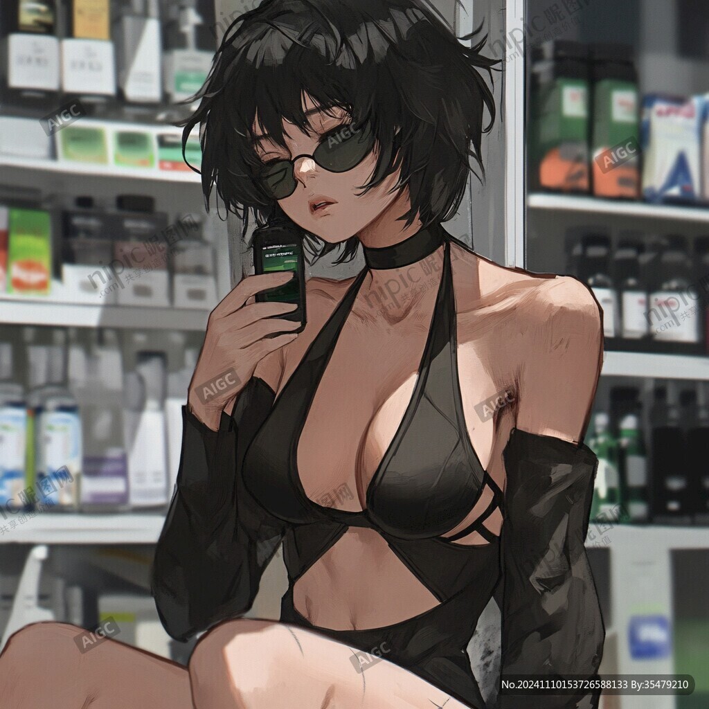日韩厚涂插画