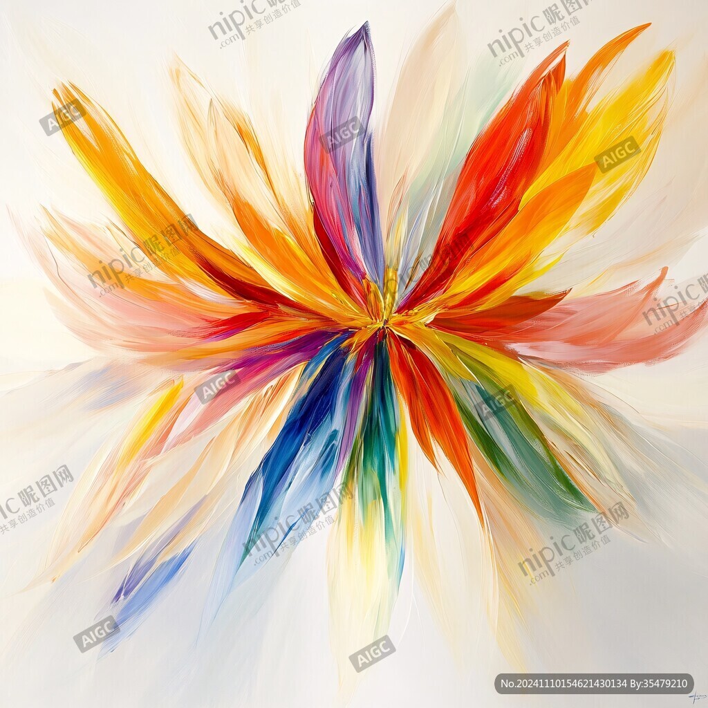 炫彩花朵壁纸