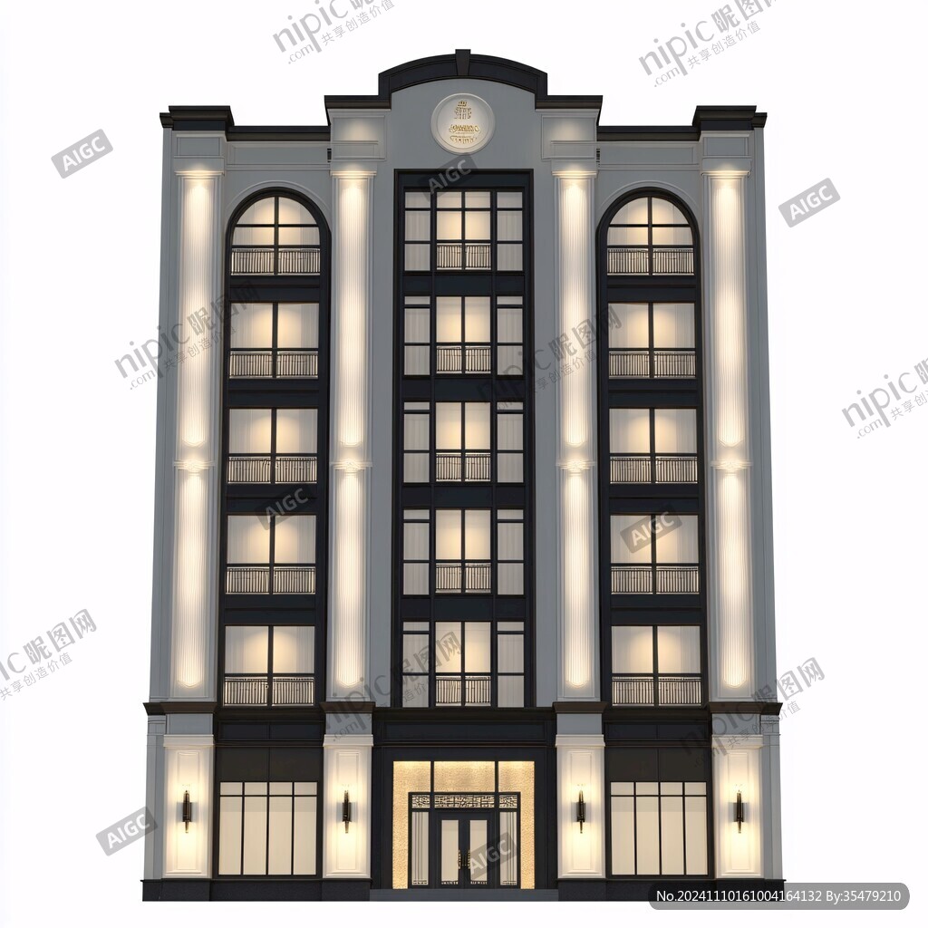 宾馆建筑素材