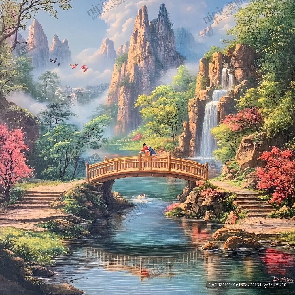 仙境风景画