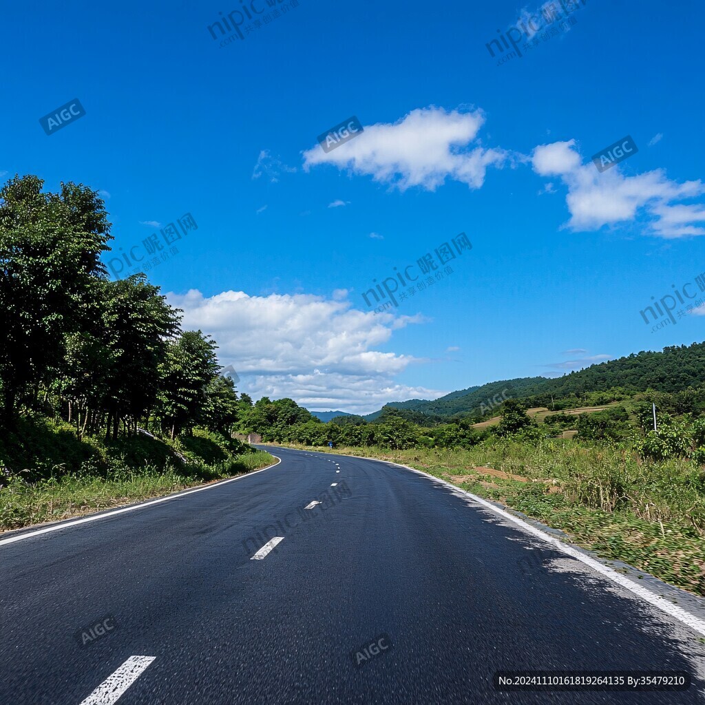 蓝天白云公路