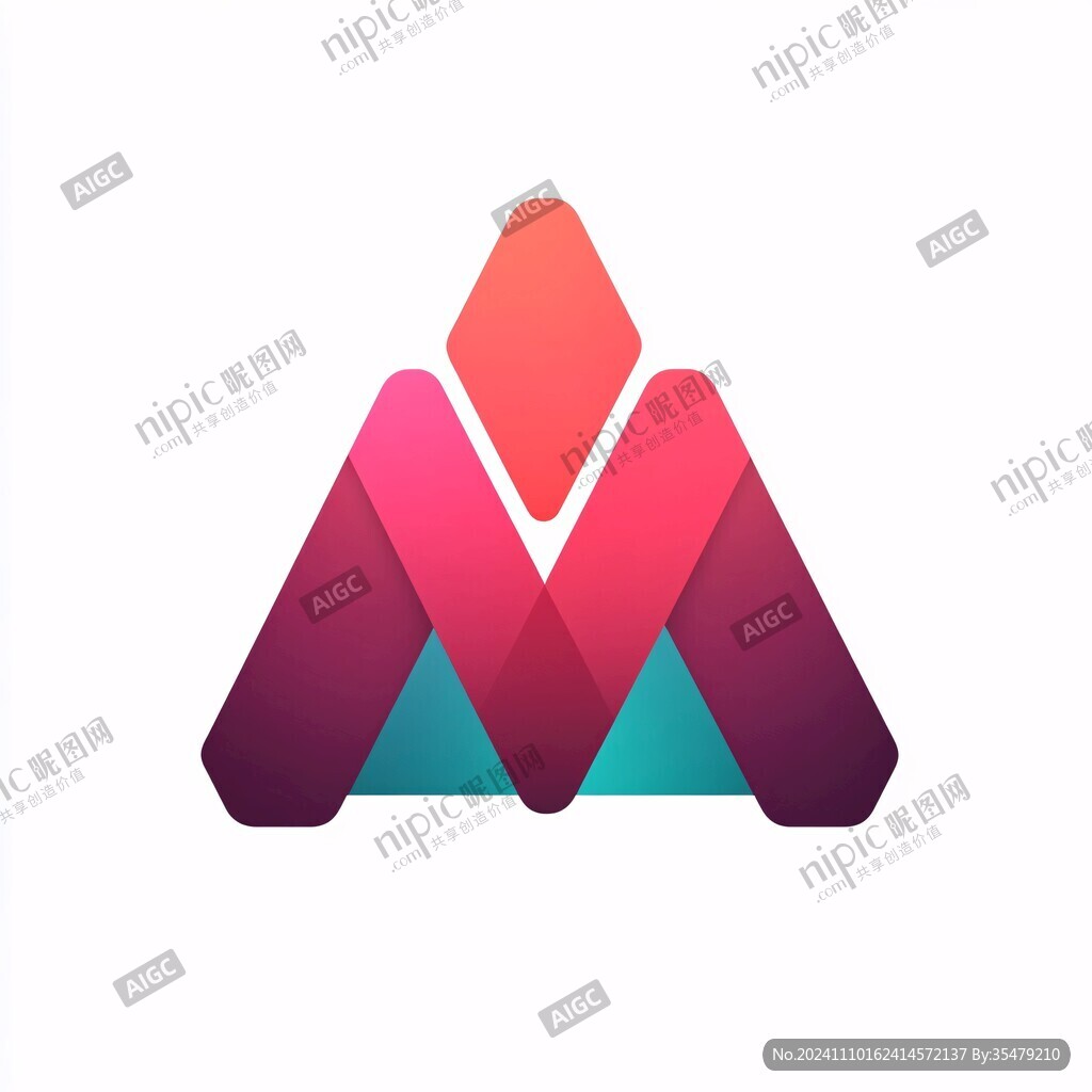 m六边形标志logo