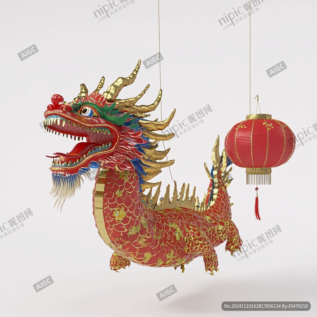 龙年灯笼美陈