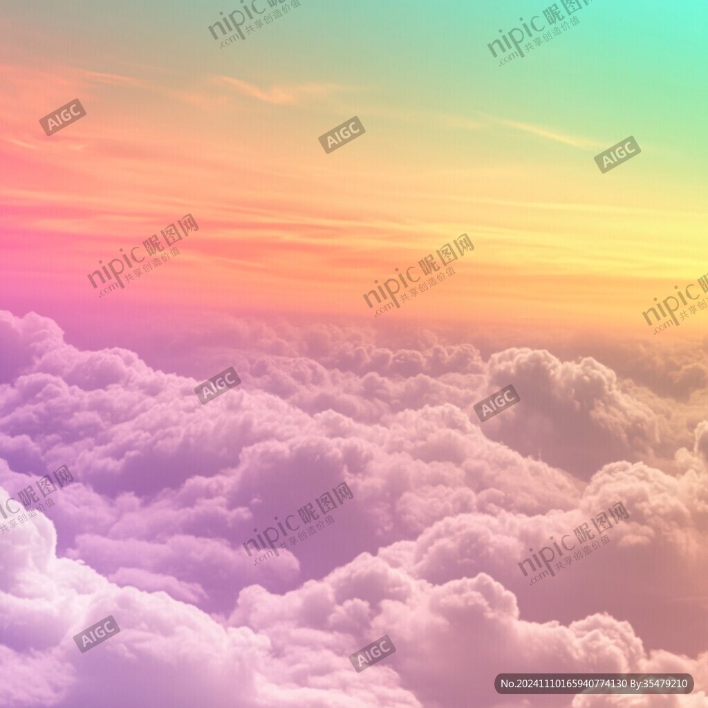 渐变风景云彩
