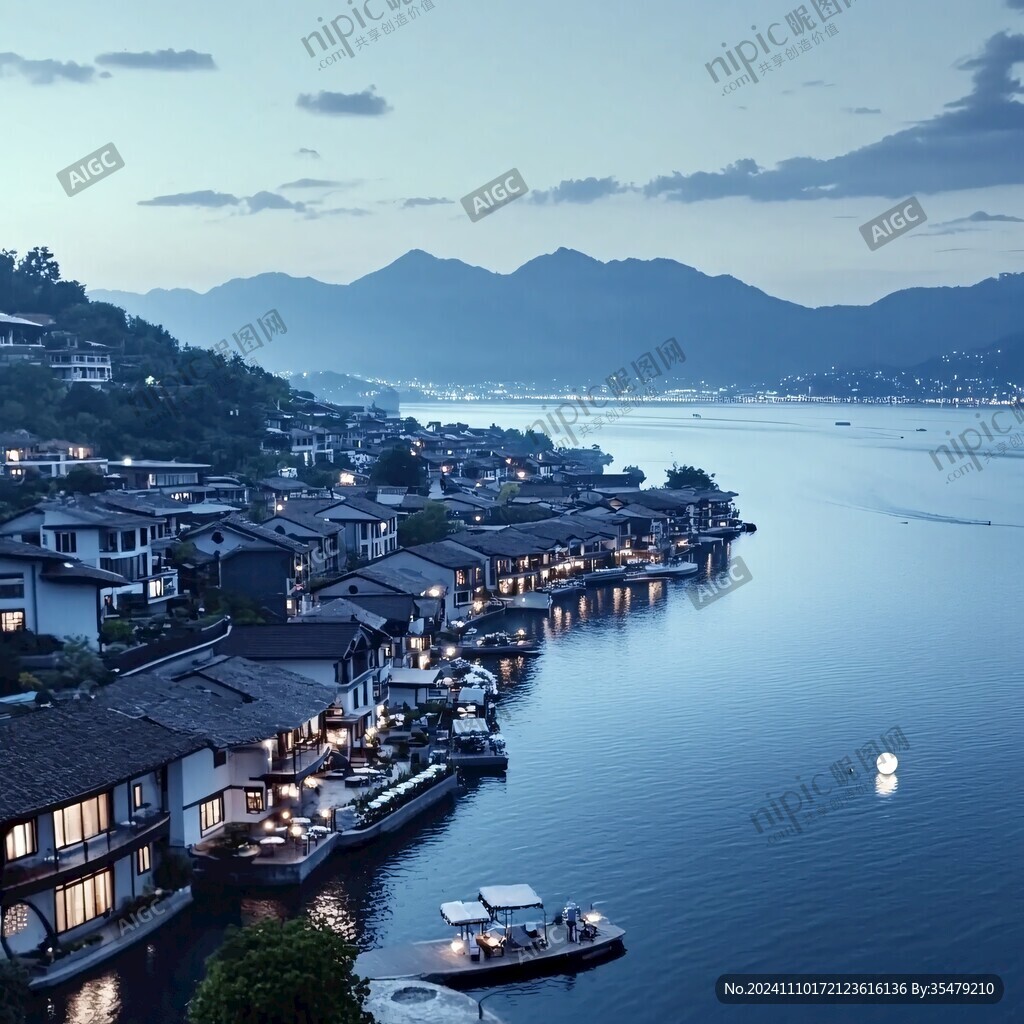 东钱湖夜景