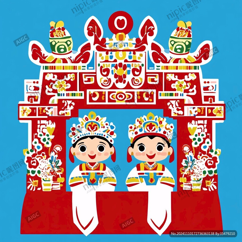 状元门插画