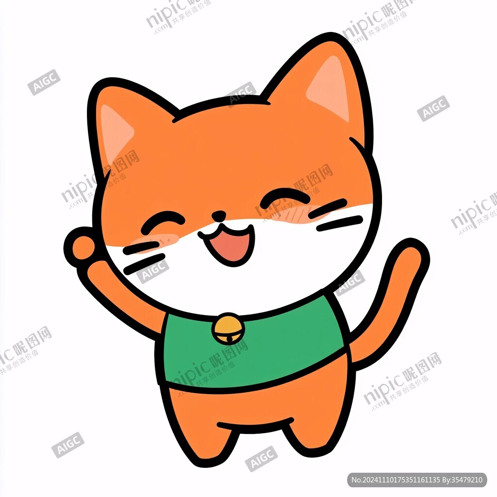 橘猫卡通形象