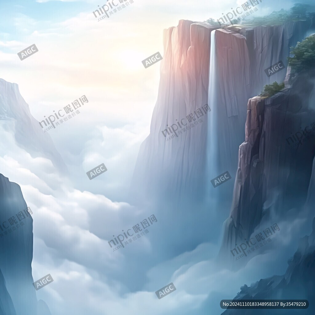 云顶观日插画