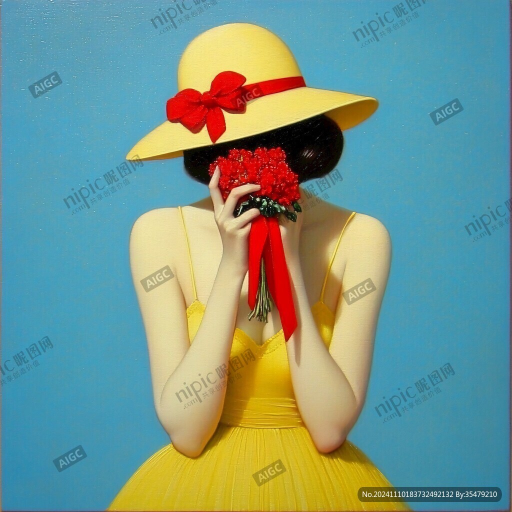 红帽子女生