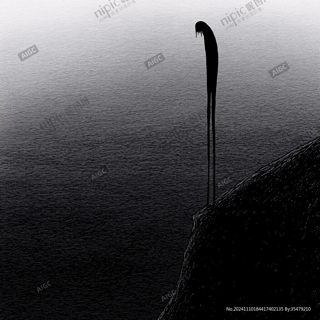 孤独的灵魂插画