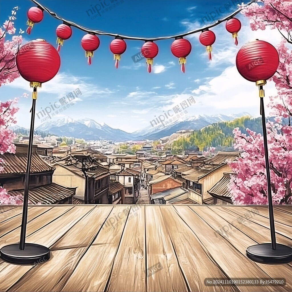 土特产直播间背景