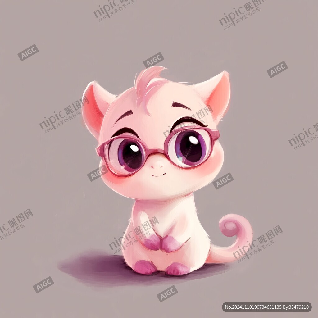 拟人小猫形象设计