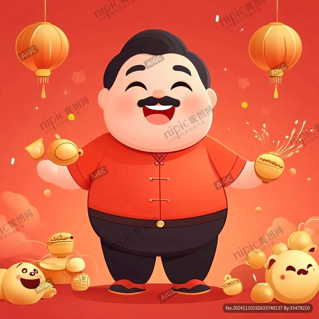 q版胖哥形象