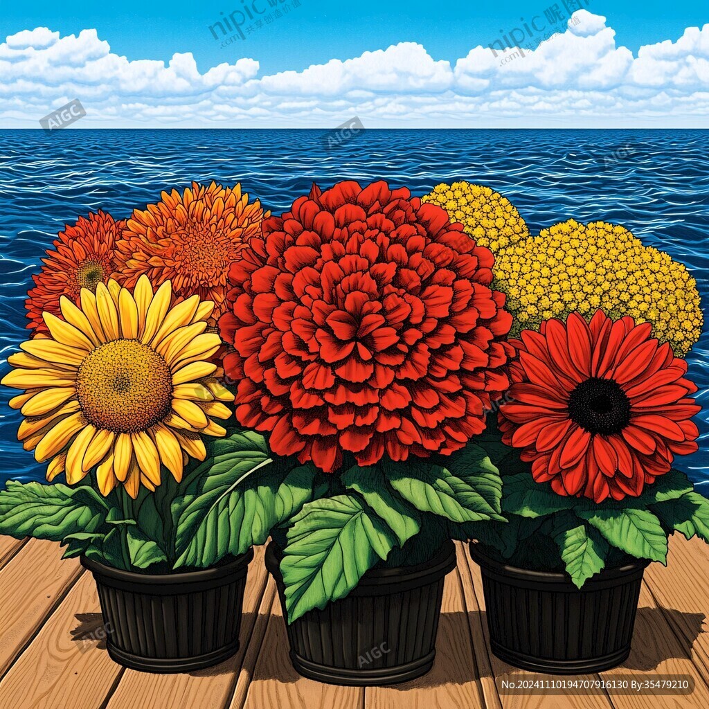 菊花场景景观