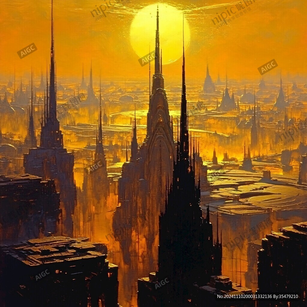 幻想城市风景