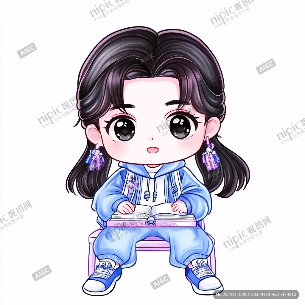 q版布依族女生