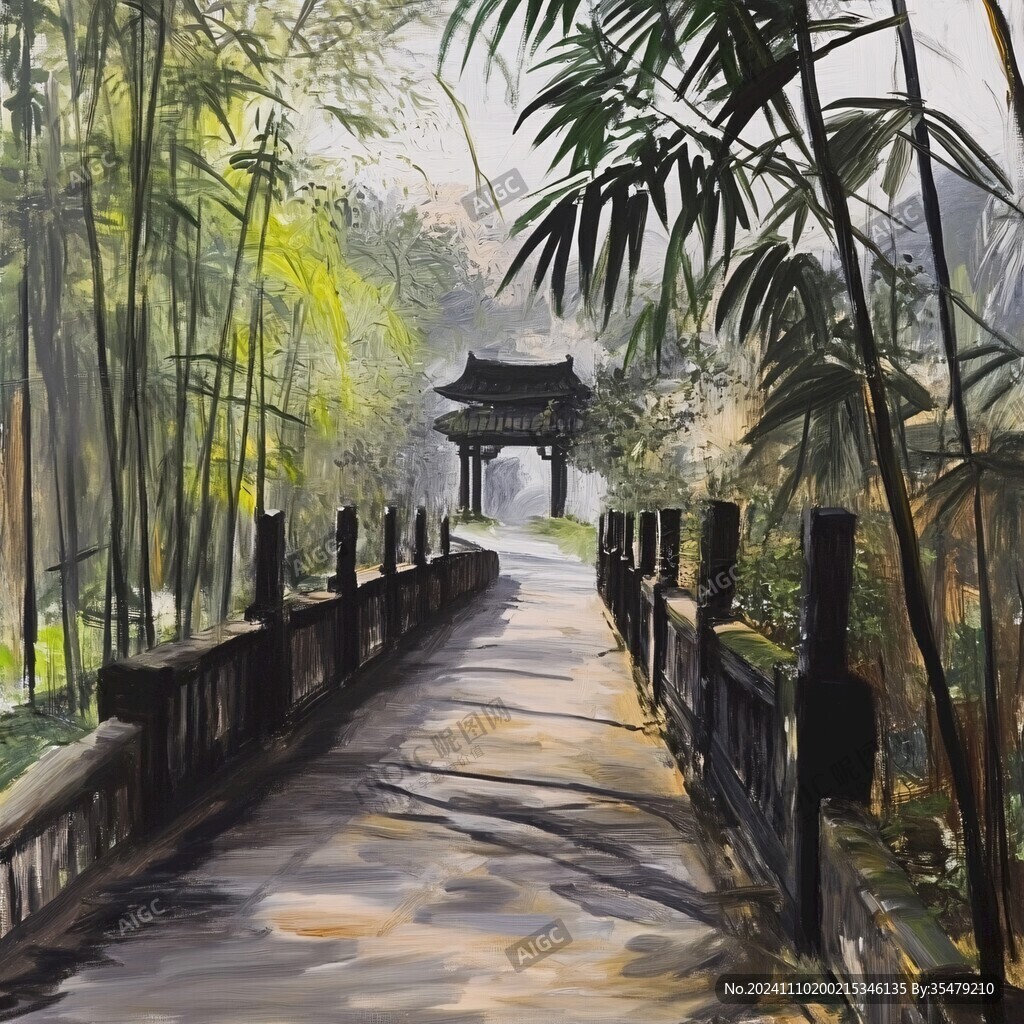 青城山插画