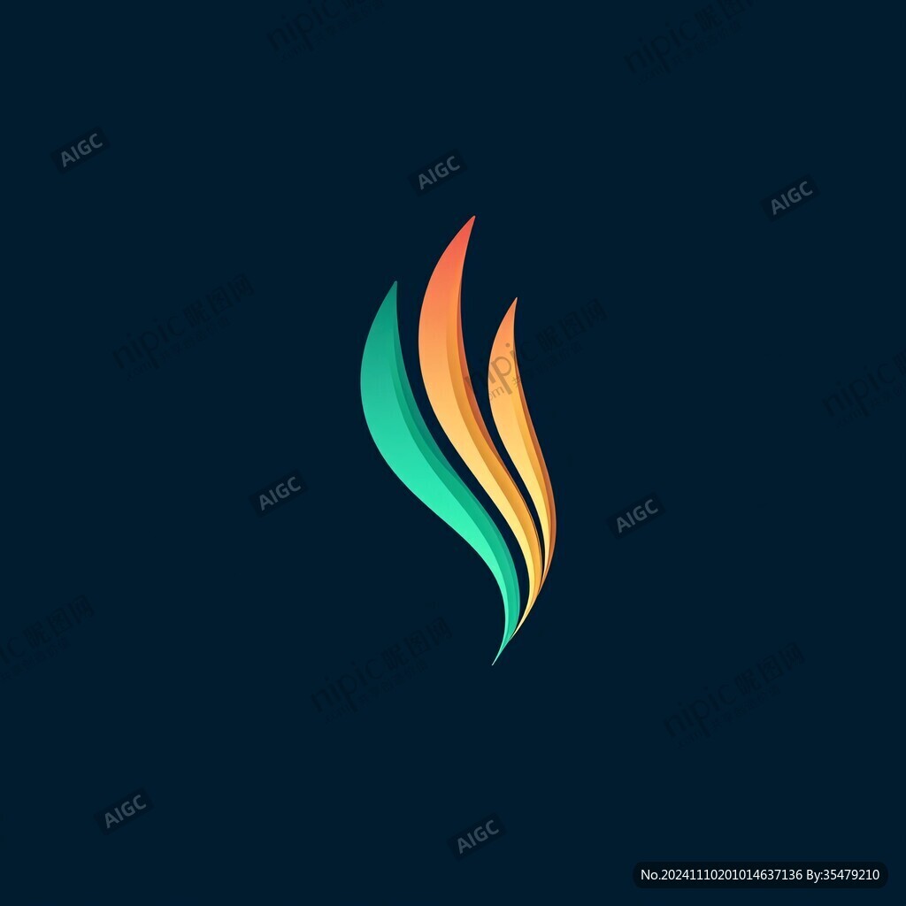 火苗标志火焰logo