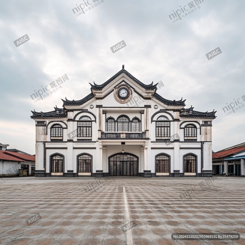 中式火车站