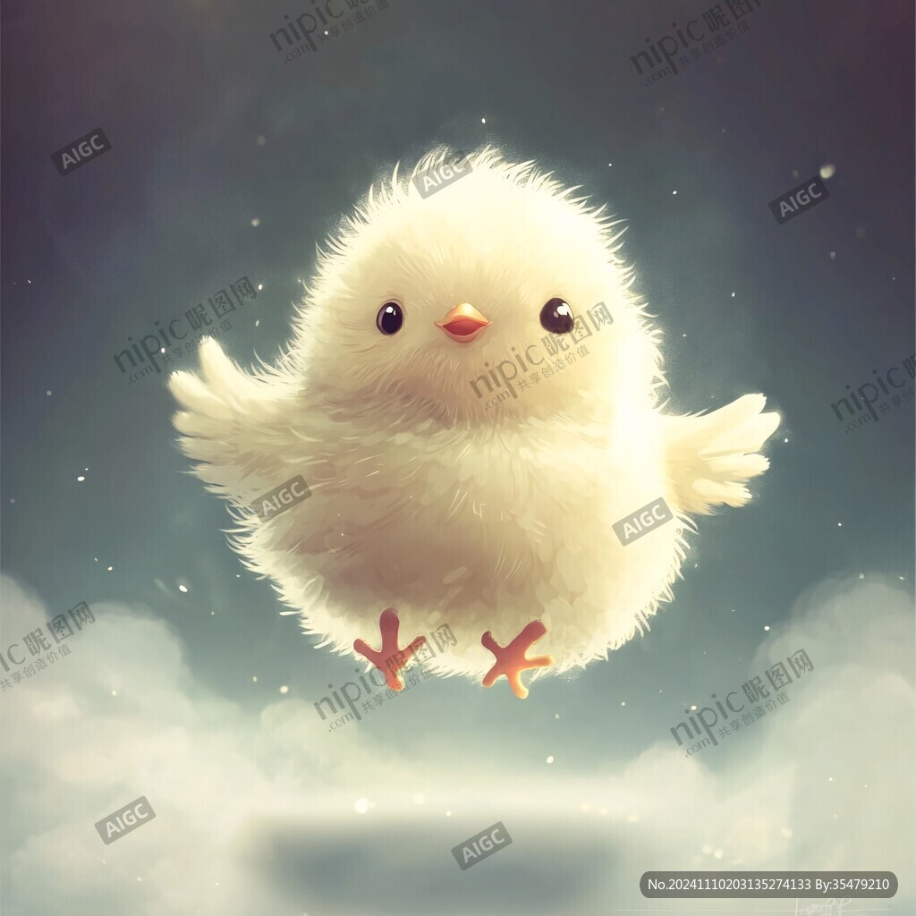 小鸡动漫素材