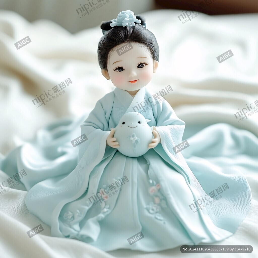 汉服卡通娃娃