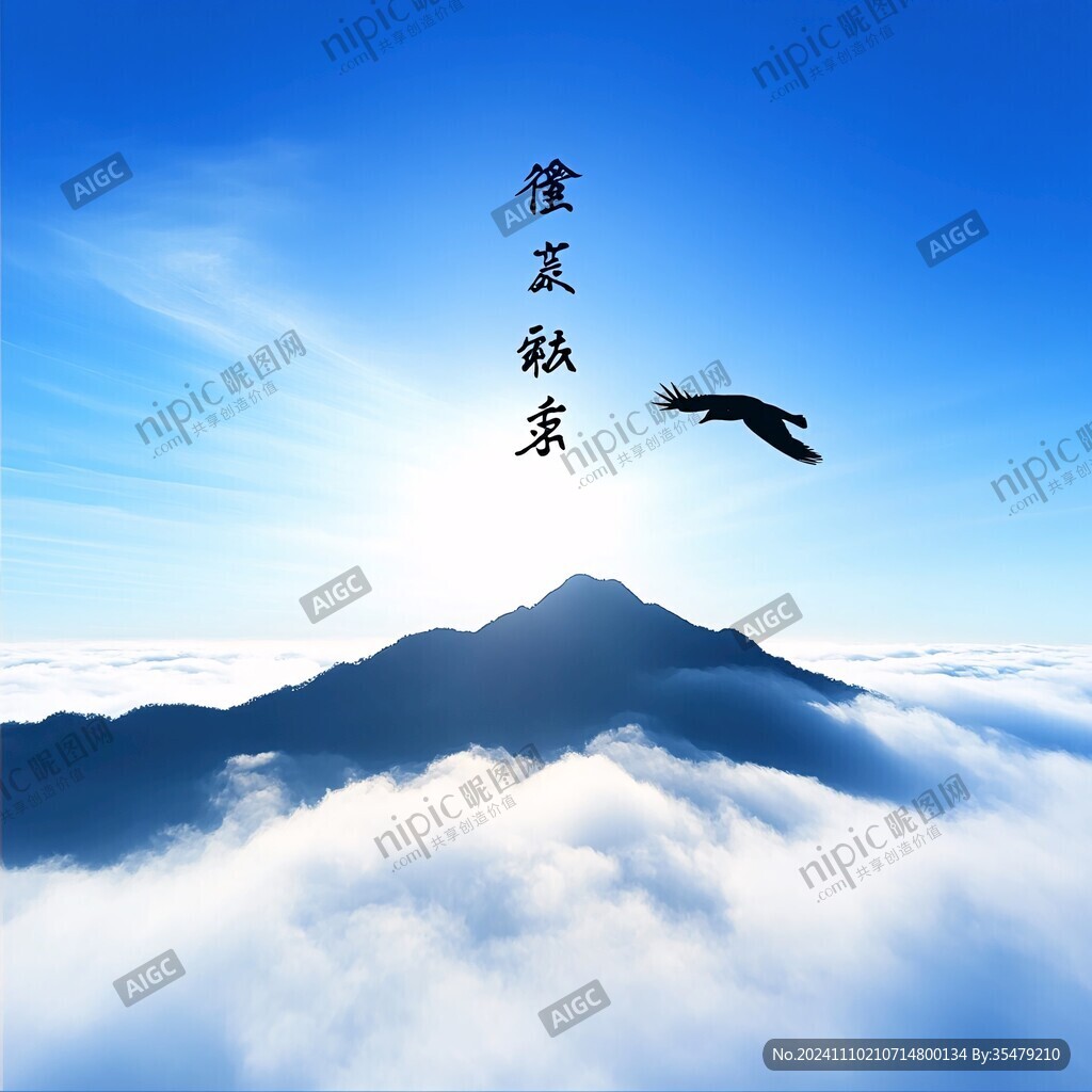 高瞻远瞩画册海报