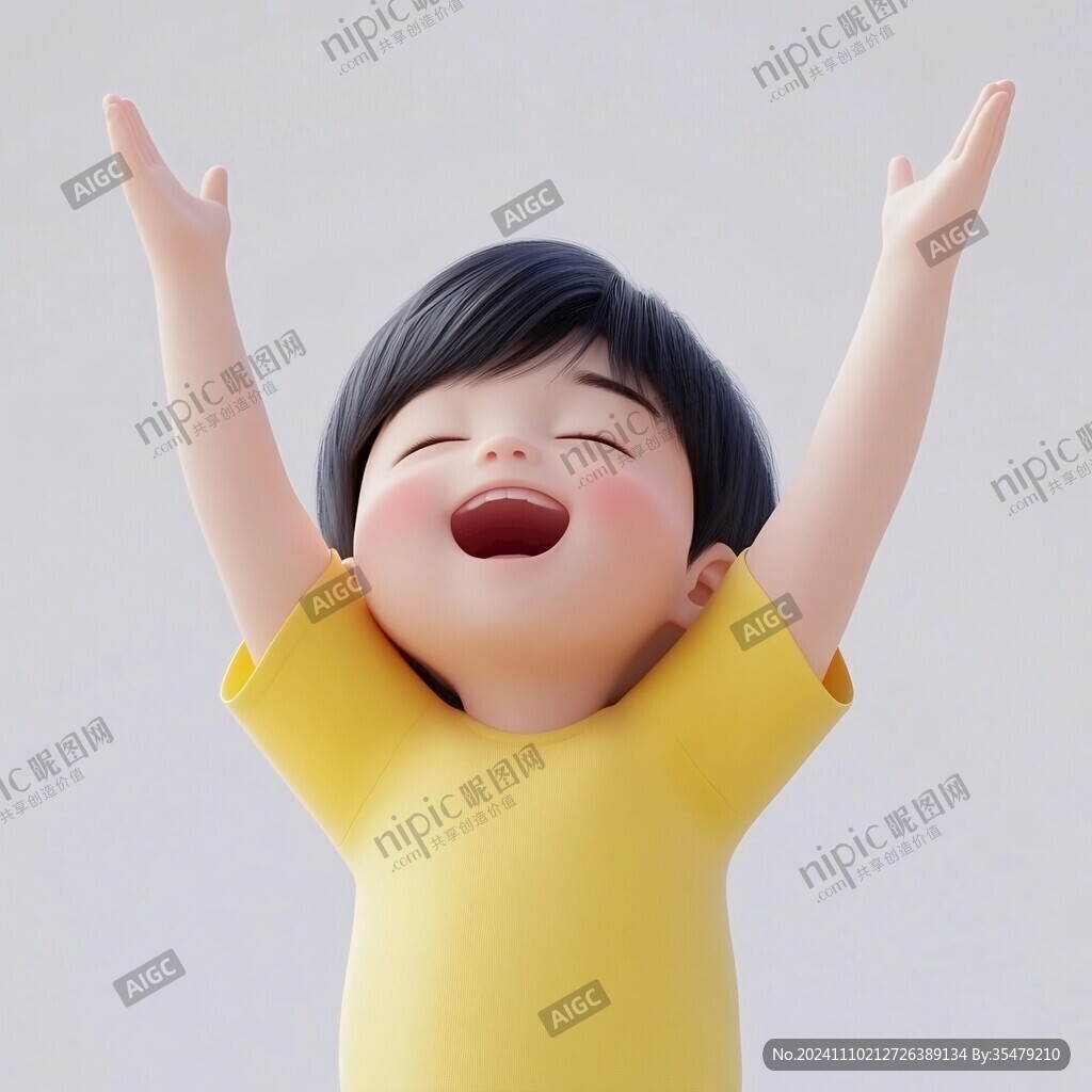 小胖子插画头像