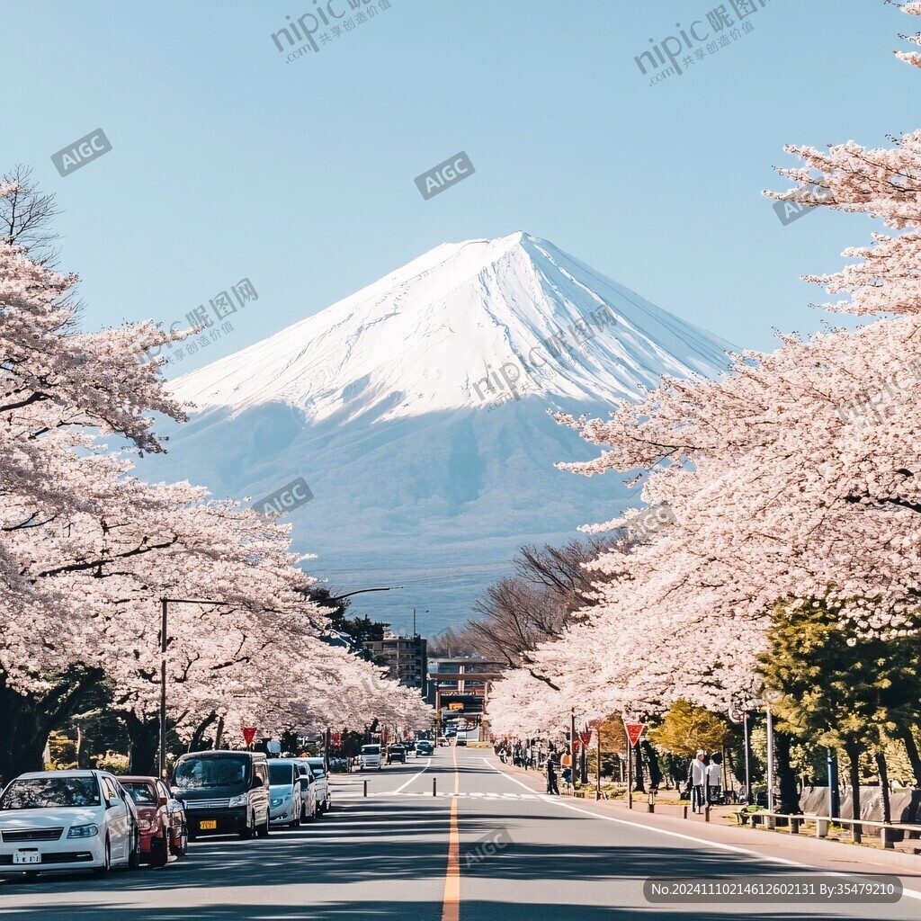 富士山景区道路