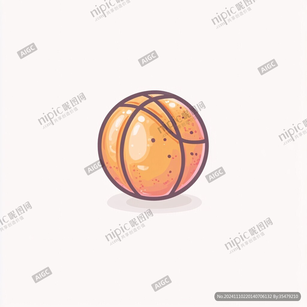 插画篮球