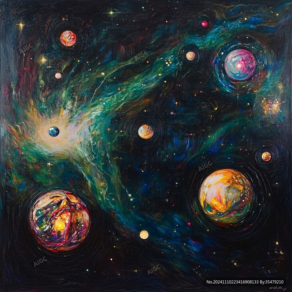 宇宙装饰画