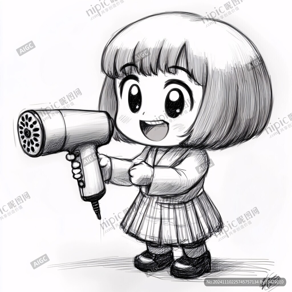 q版漫画主持人