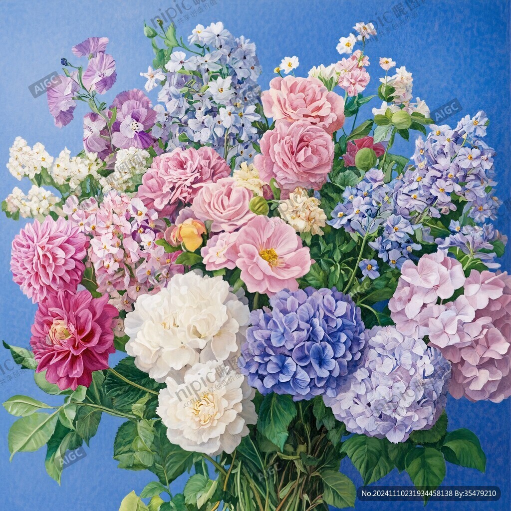 花卉立体画