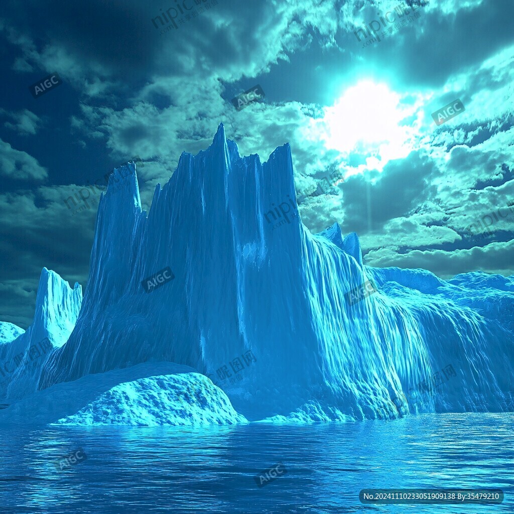 3d冰山