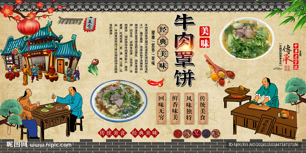 牛肉罩饼