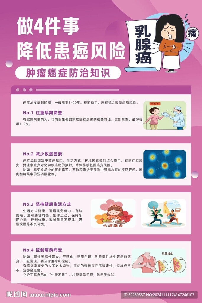 做4件事降低患癌风险