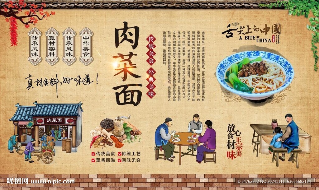 肉菜面