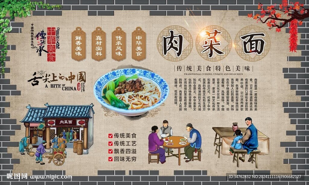 肉菜面