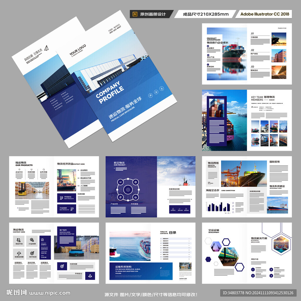 物流公司画册