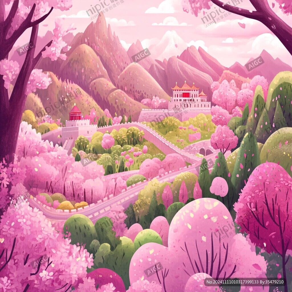 十三陵插画