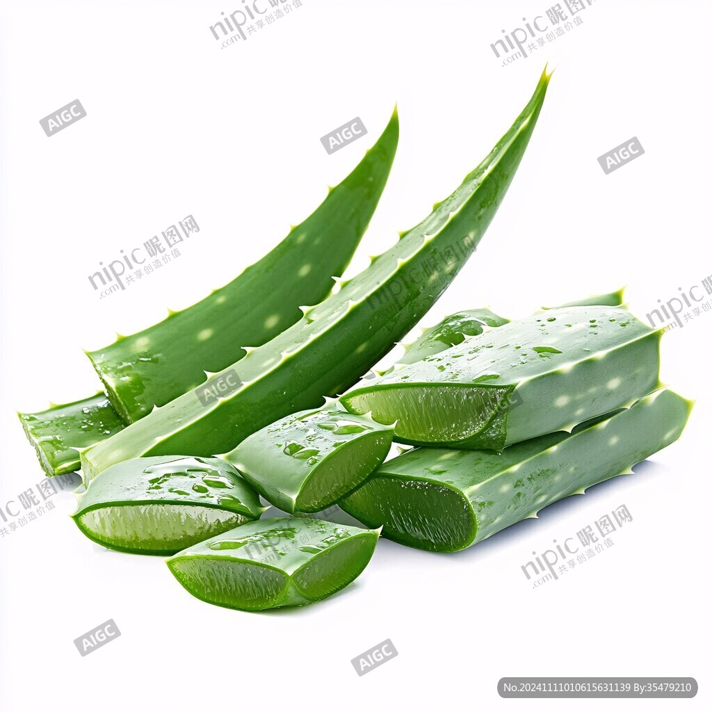 芦荟鲜叶片素材