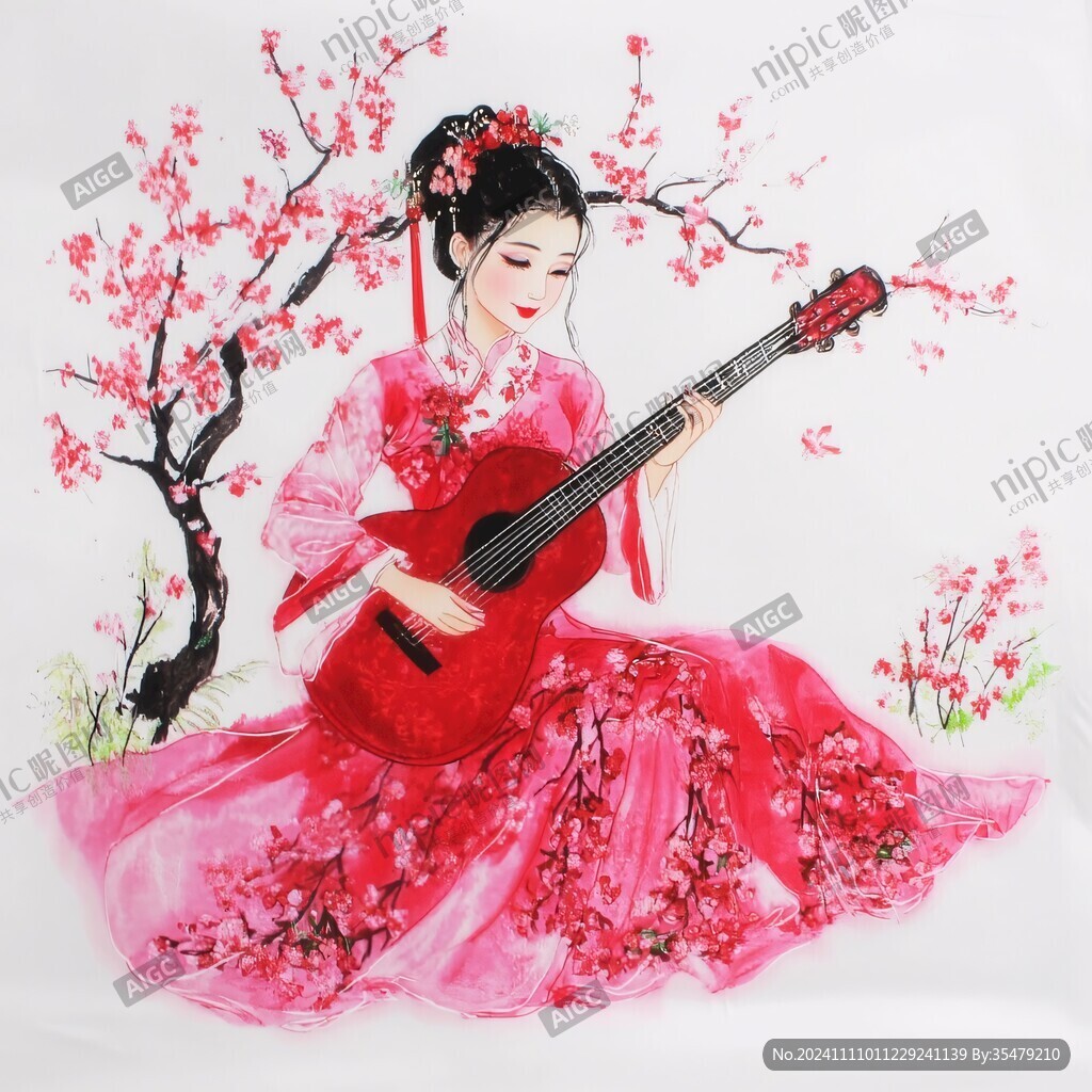 古装琵琶女