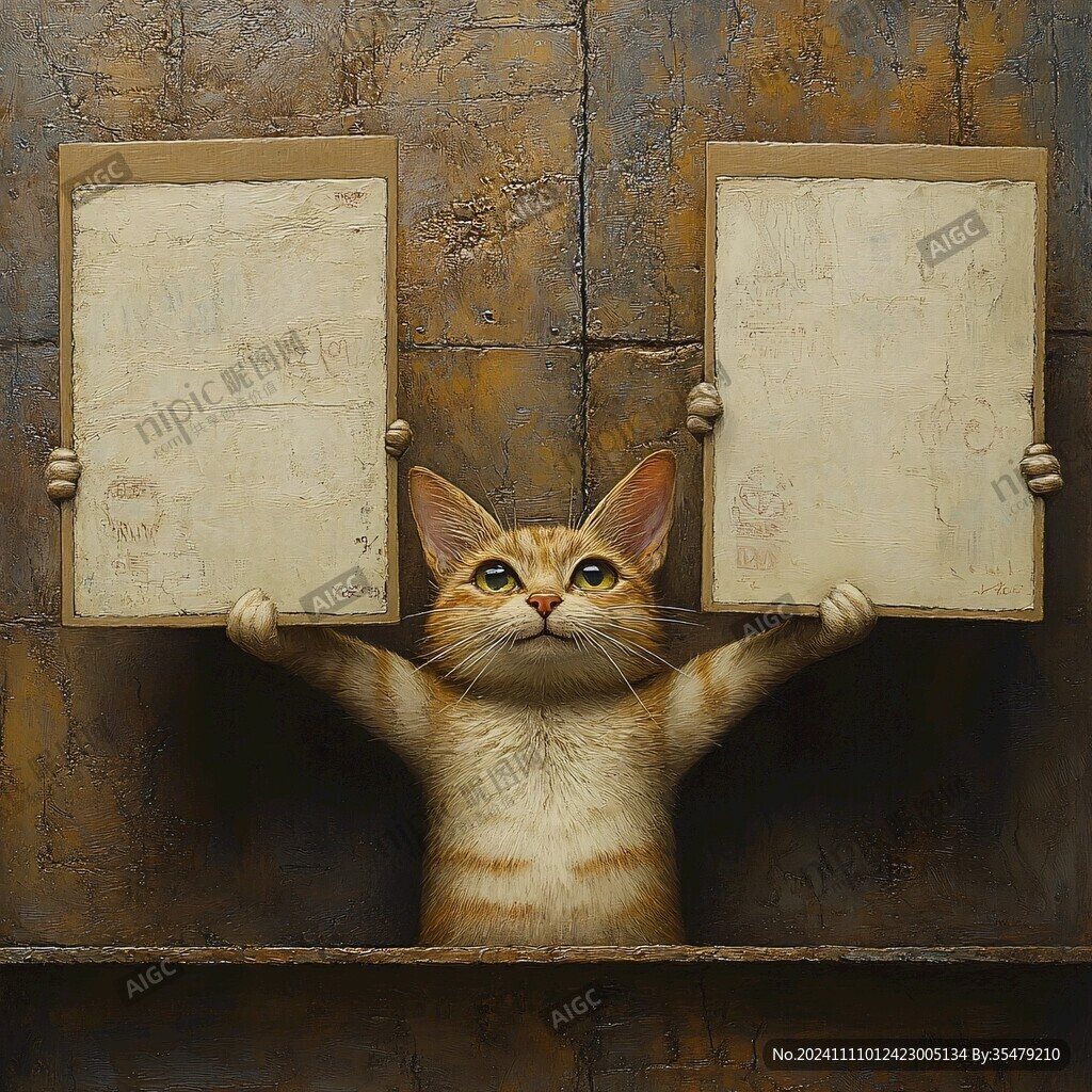 猫咪宣传画