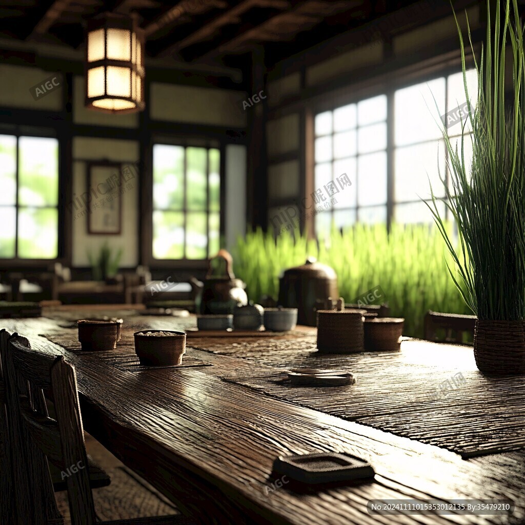 场景设计茶室