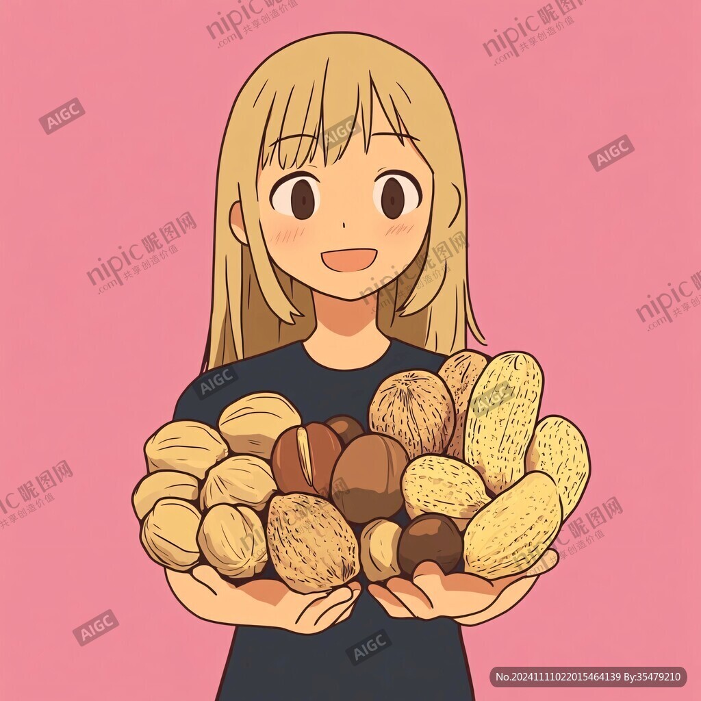 零食女孩头像