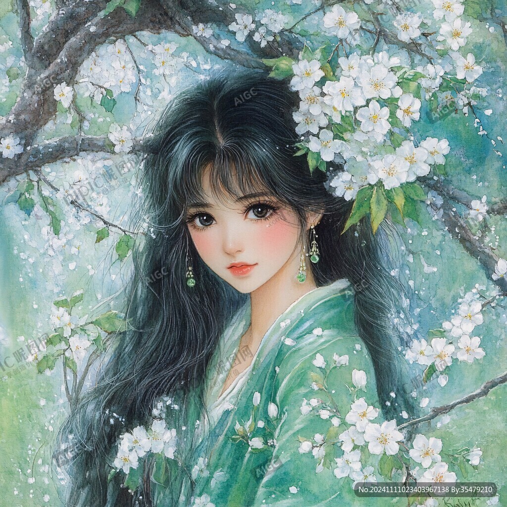 板绘人像