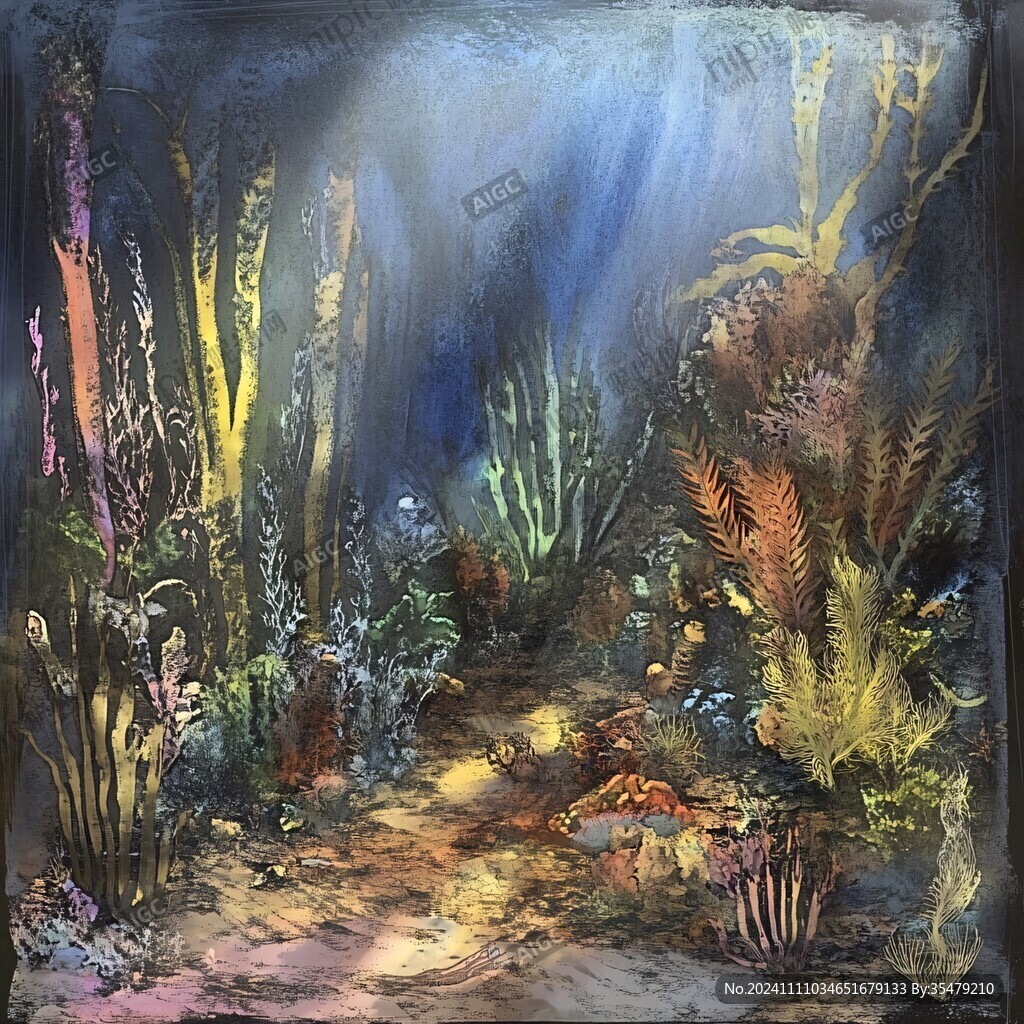 海底立体画