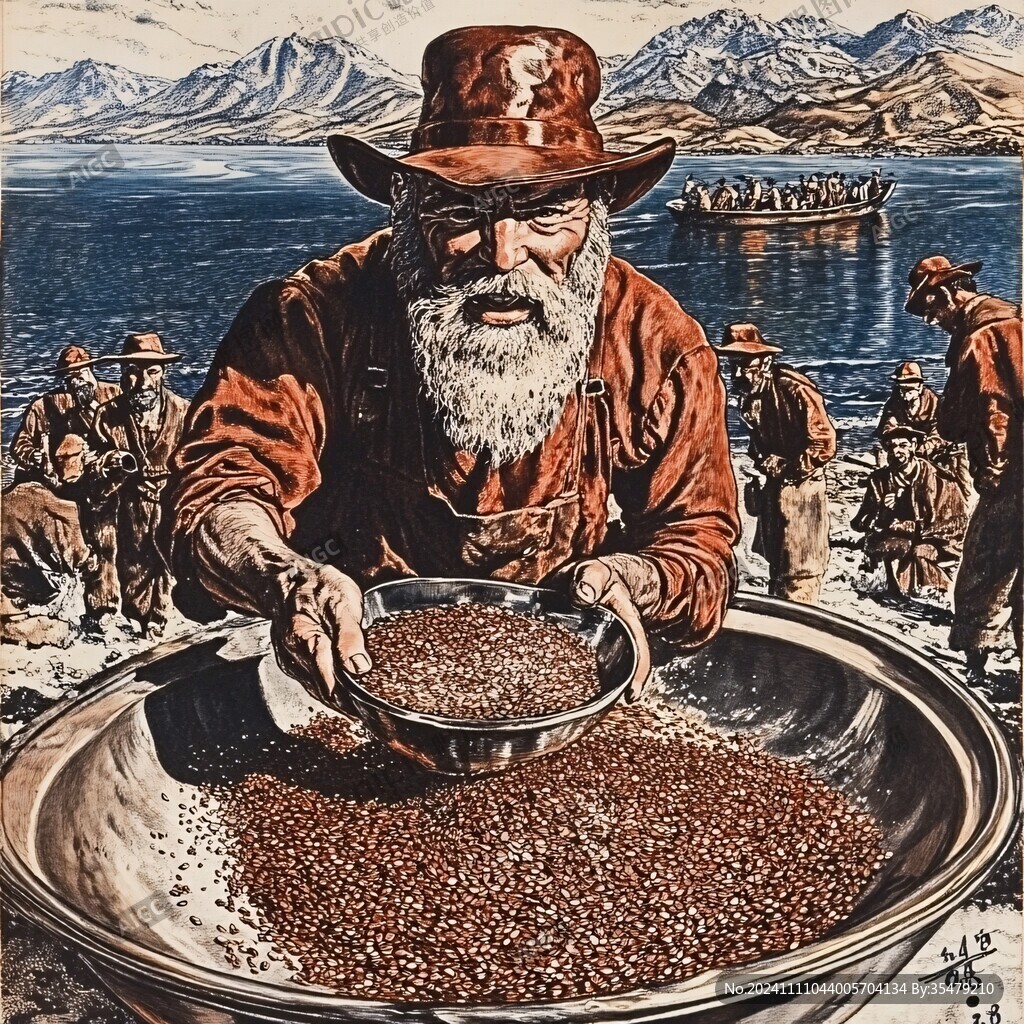 榨油壁画