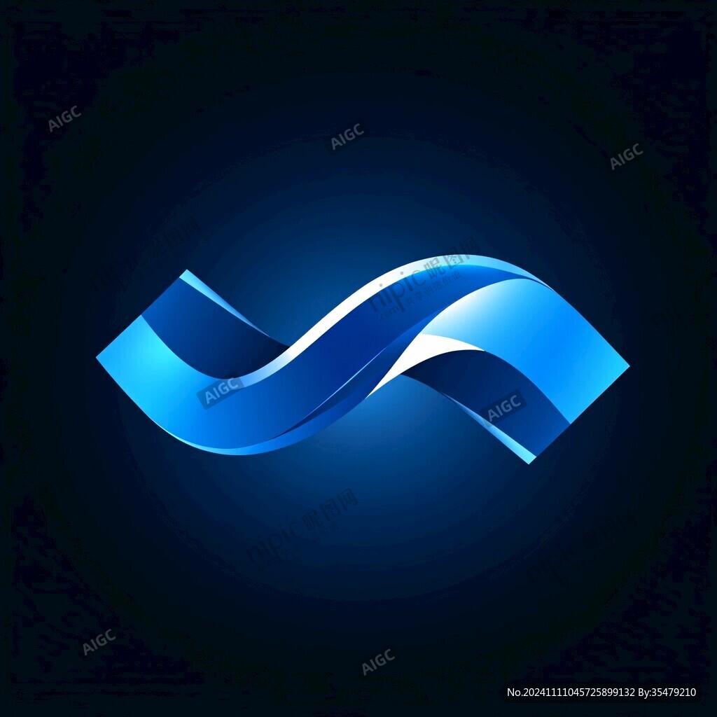 科技波浪线logo