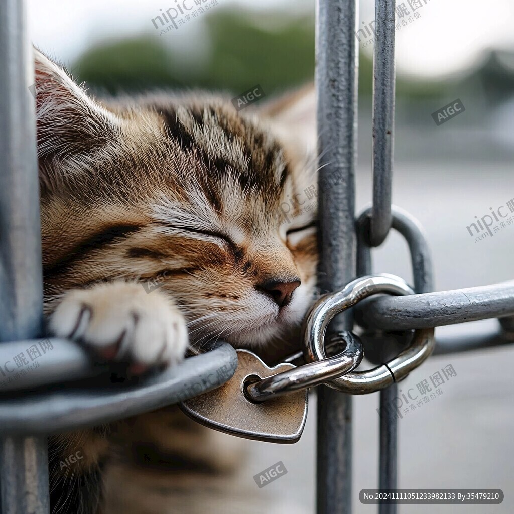 睡觉的小猫咪